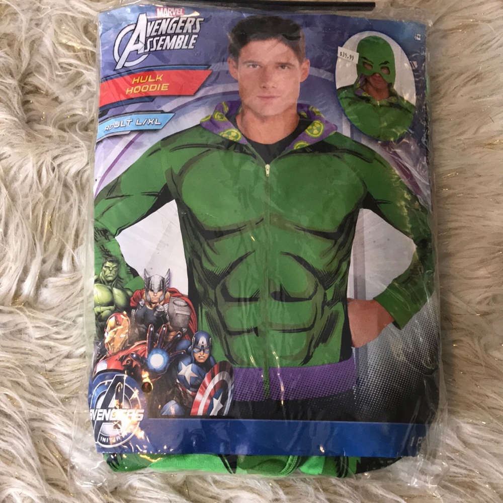 Avengers Hulk costume hoodie